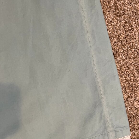 Vintage Handmade Blue Slip With White Lace - Picture 12 of 12